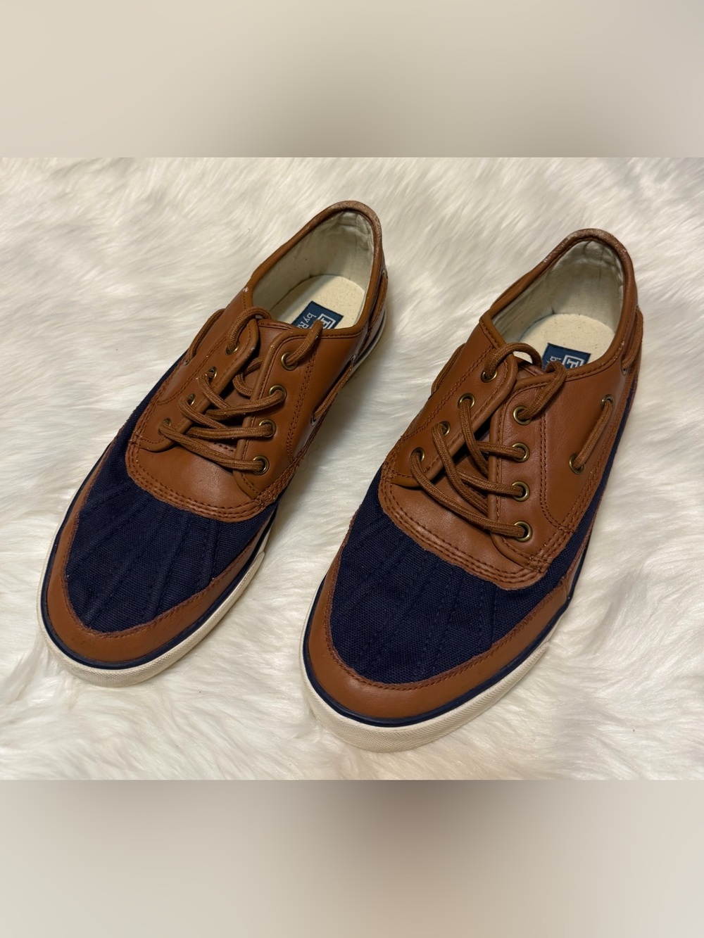 Polo Parkstone Low Leather Canvas Shoes